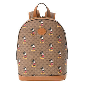 GUCCI Disney Collaboration Backpack Beige Tan Calfskin Daypack